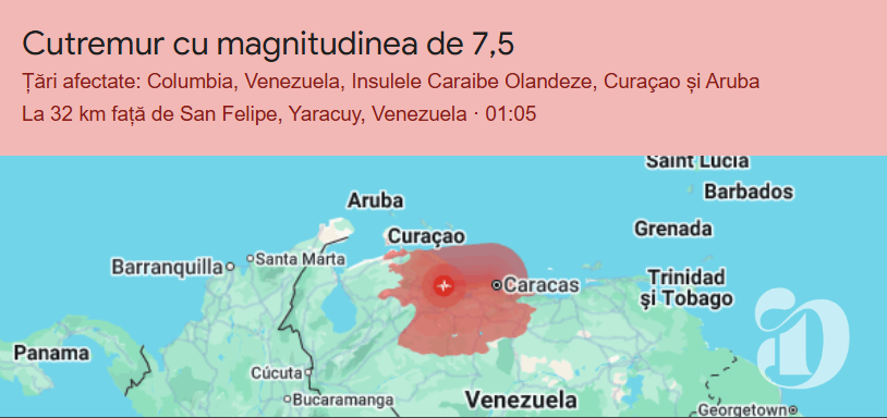 Cutremur Venezuela.2 Catastrofe de 7,2 și 7,5 grade pe scara Richter