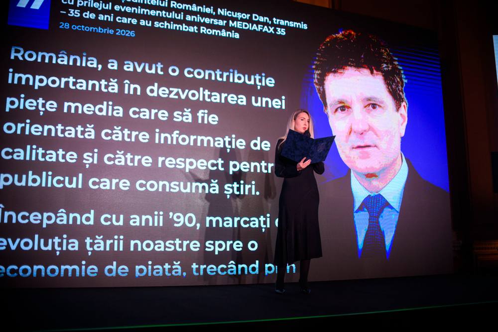 Nicușor Dan, la aniversarea MEDIAFAX: apel pentru presă liberă și informații corecte