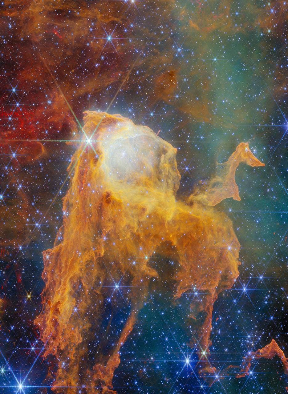 Comoara din Nebuloasa Carina: Noi imagini de la James Webb