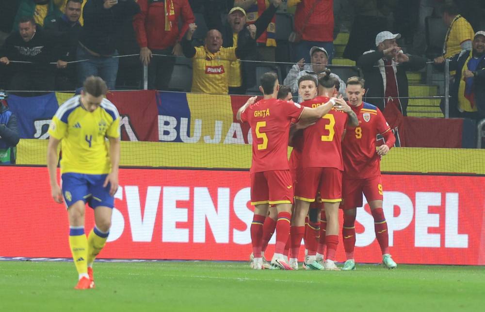 Suedia – România 2-1. Hagi cere mai mult control al mingii după înfrângerea de la debutul oficial